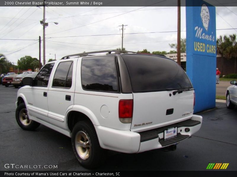 Summit White / Beige 2000 Chevrolet Blazer Trailblazer