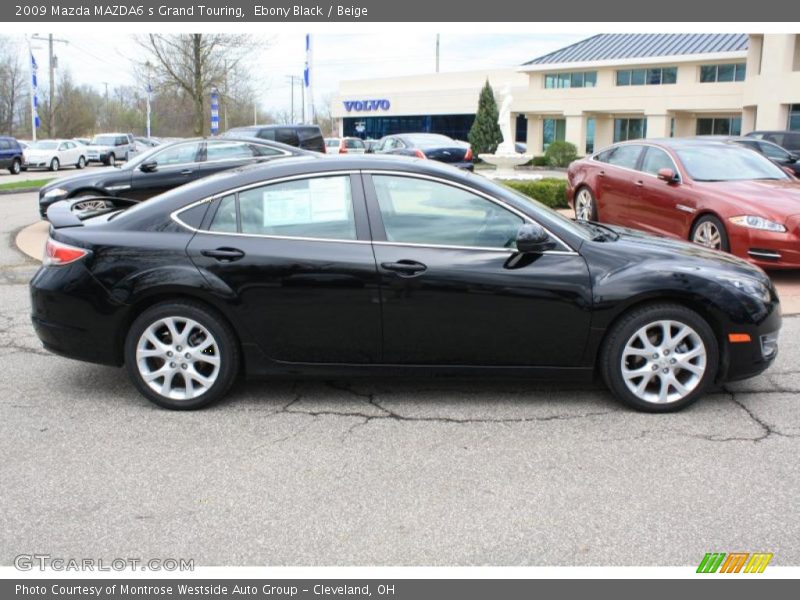 Ebony Black / Beige 2009 Mazda MAZDA6 s Grand Touring
