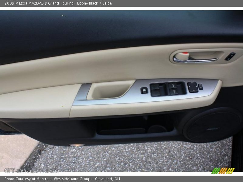 Ebony Black / Beige 2009 Mazda MAZDA6 s Grand Touring