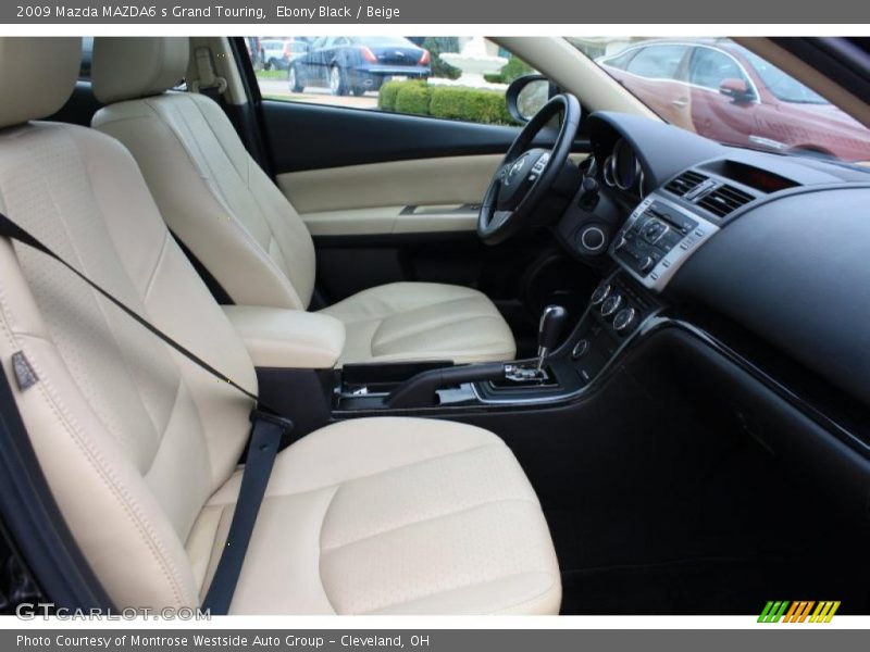 Ebony Black / Beige 2009 Mazda MAZDA6 s Grand Touring