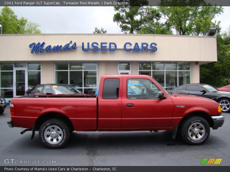 Toreador Red Metallic / Dark Graphite 2001 Ford Ranger XLT SuperCab