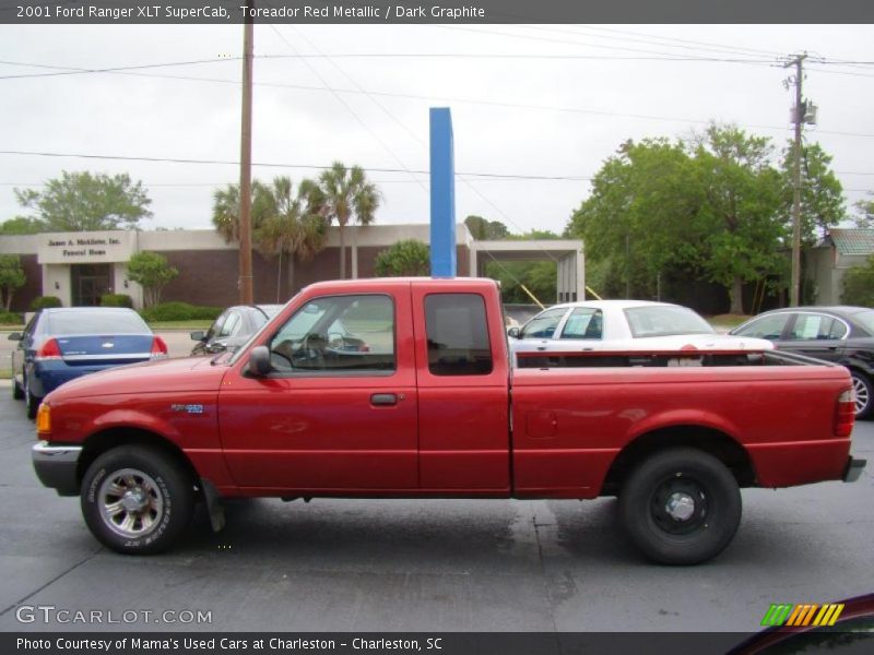 Toreador Red Metallic / Dark Graphite 2001 Ford Ranger XLT SuperCab