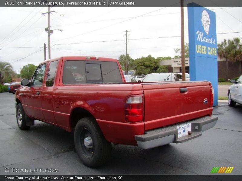 Toreador Red Metallic / Dark Graphite 2001 Ford Ranger XLT SuperCab