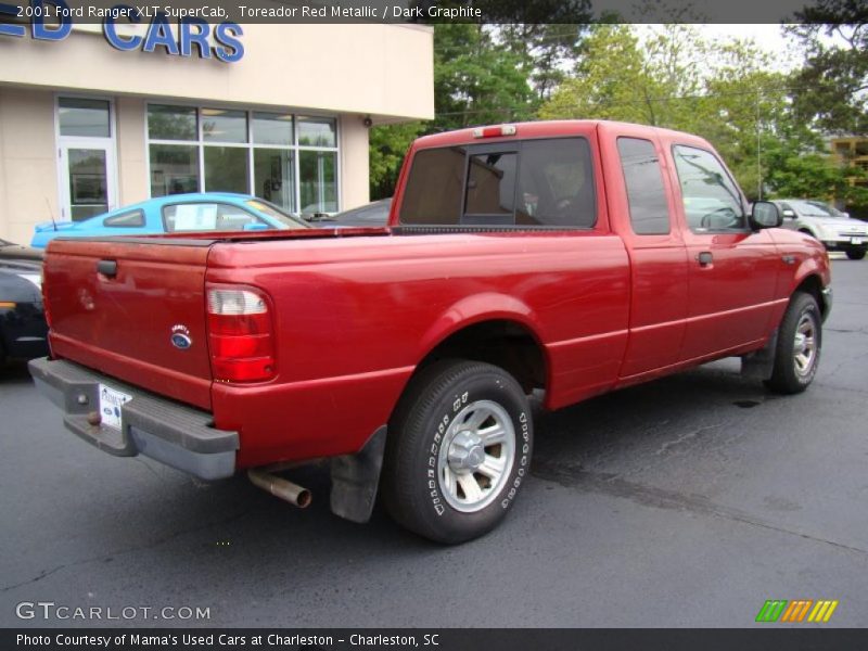Toreador Red Metallic / Dark Graphite 2001 Ford Ranger XLT SuperCab