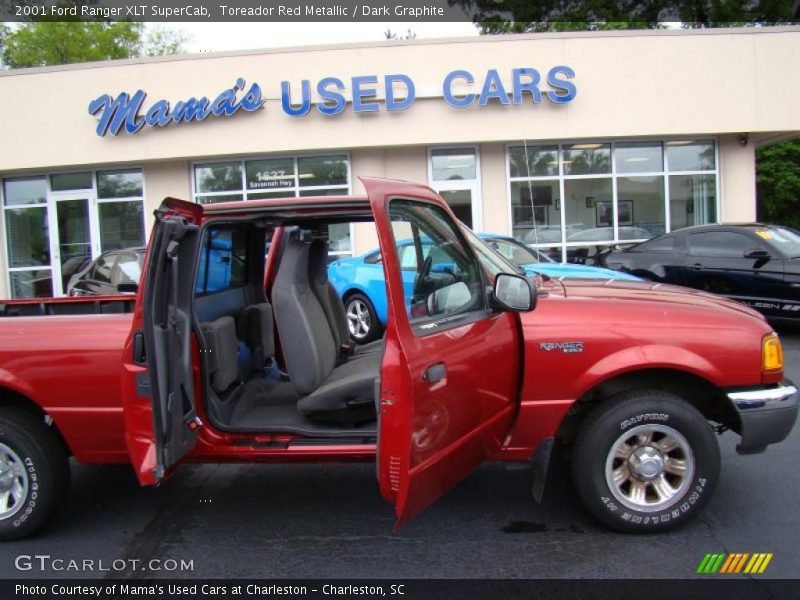 Toreador Red Metallic / Dark Graphite 2001 Ford Ranger XLT SuperCab