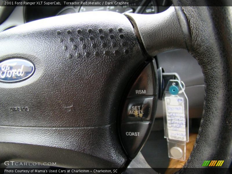 Toreador Red Metallic / Dark Graphite 2001 Ford Ranger XLT SuperCab