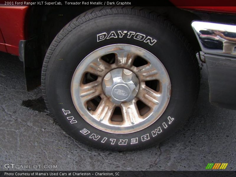 Toreador Red Metallic / Dark Graphite 2001 Ford Ranger XLT SuperCab