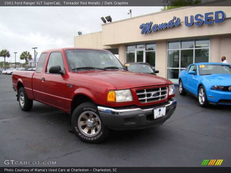 Toreador Red Metallic / Dark Graphite 2001 Ford Ranger XLT SuperCab