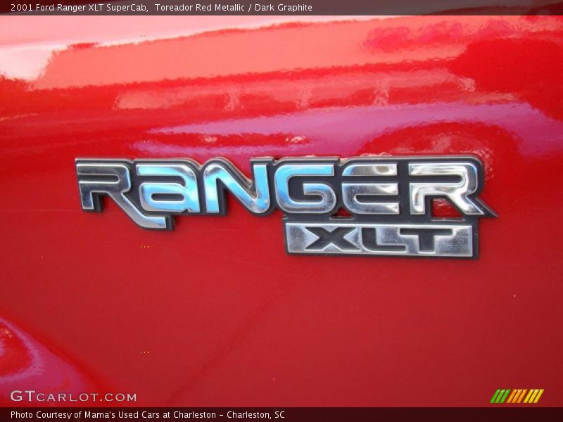 Toreador Red Metallic / Dark Graphite 2001 Ford Ranger XLT SuperCab