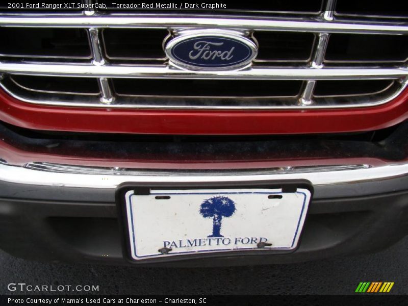 Toreador Red Metallic / Dark Graphite 2001 Ford Ranger XLT SuperCab