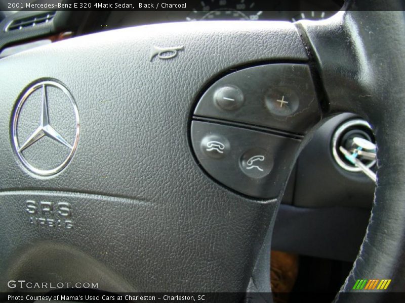 Controls of 2001 E 320 4Matic Sedan