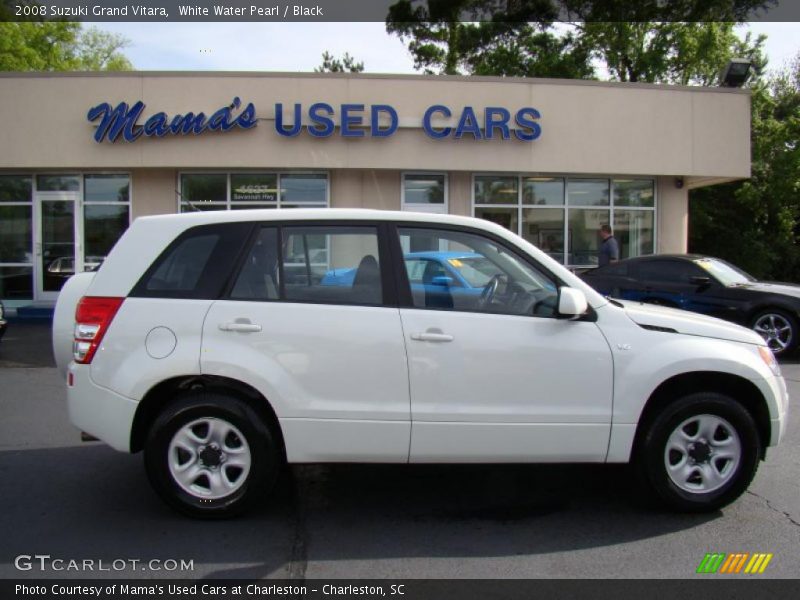 White Water Pearl / Black 2008 Suzuki Grand Vitara