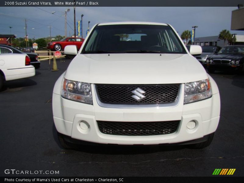 White Water Pearl / Black 2008 Suzuki Grand Vitara