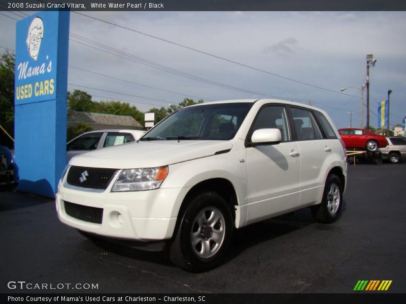 White Water Pearl / Black 2008 Suzuki Grand Vitara