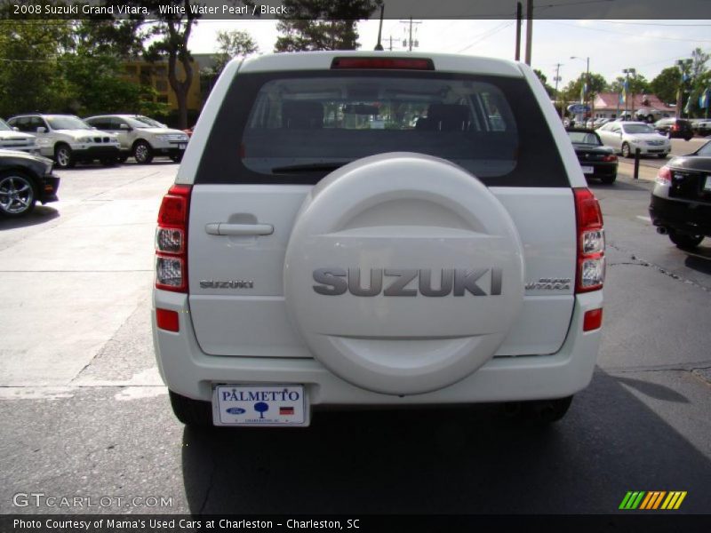 White Water Pearl / Black 2008 Suzuki Grand Vitara