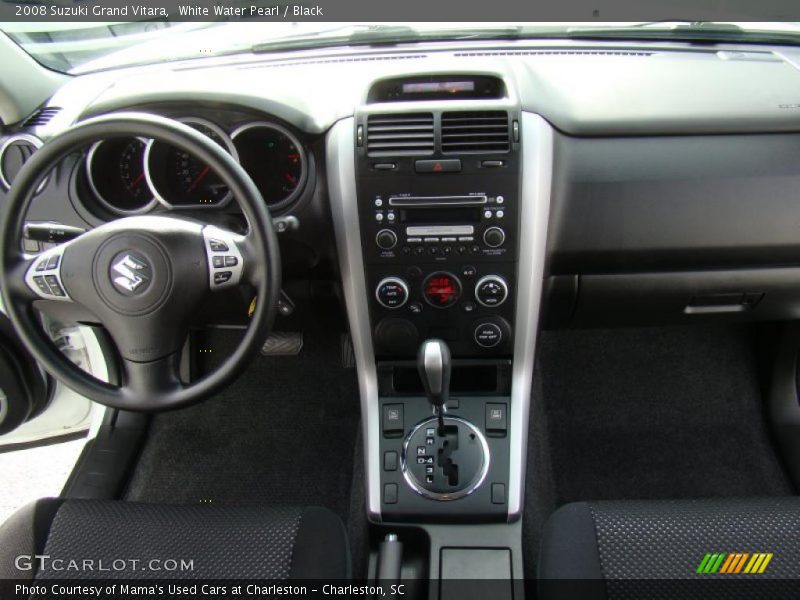 White Water Pearl / Black 2008 Suzuki Grand Vitara