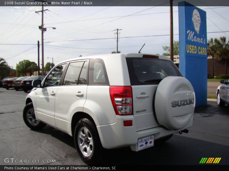 White Water Pearl / Black 2008 Suzuki Grand Vitara