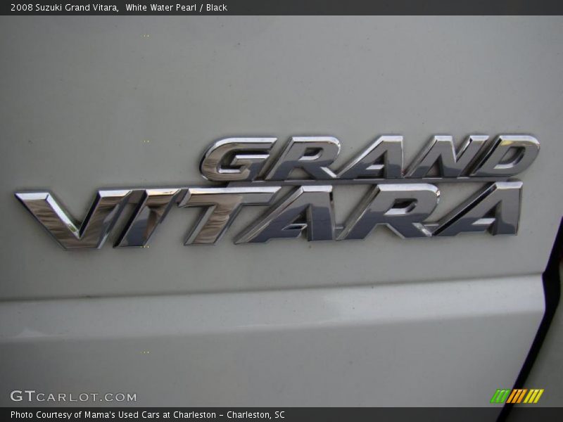 White Water Pearl / Black 2008 Suzuki Grand Vitara