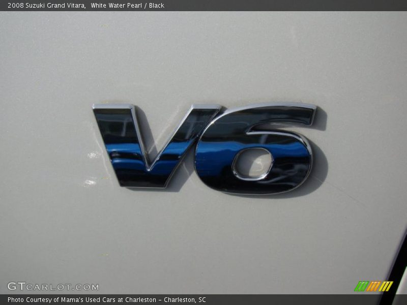 White Water Pearl / Black 2008 Suzuki Grand Vitara