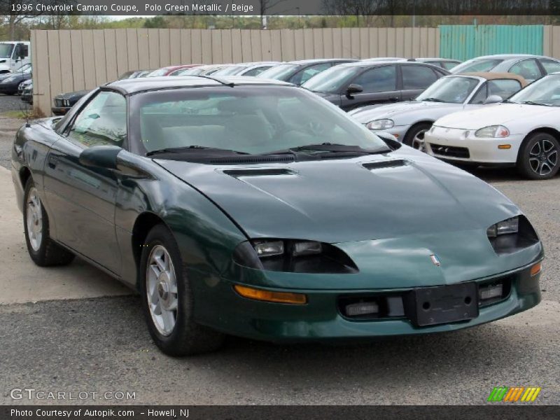 Polo Green Metallic / Beige 1996 Chevrolet Camaro Coupe