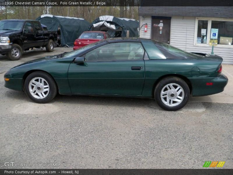 Polo Green Metallic / Beige 1996 Chevrolet Camaro Coupe