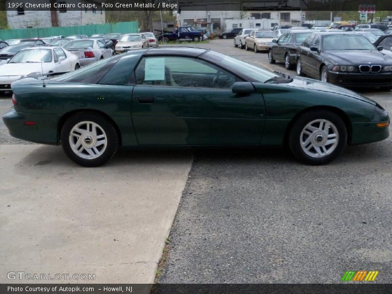 Polo Green Metallic / Beige 1996 Chevrolet Camaro Coupe