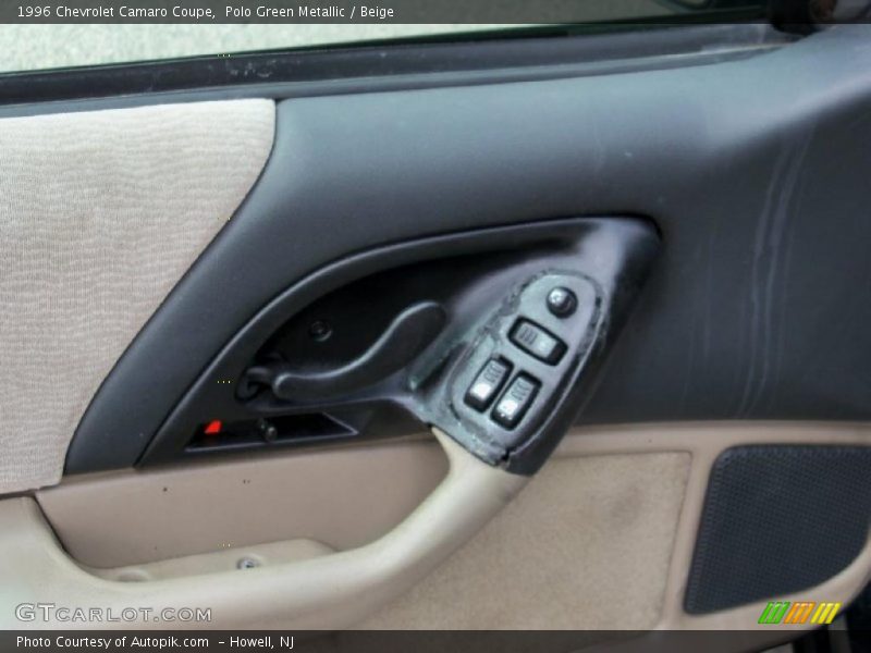 Polo Green Metallic / Beige 1996 Chevrolet Camaro Coupe