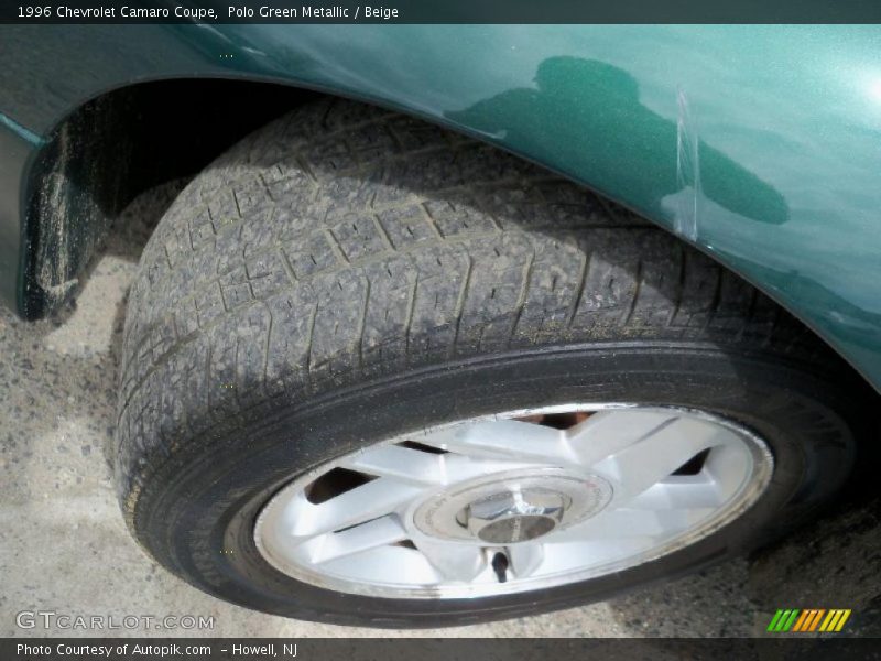 Polo Green Metallic / Beige 1996 Chevrolet Camaro Coupe