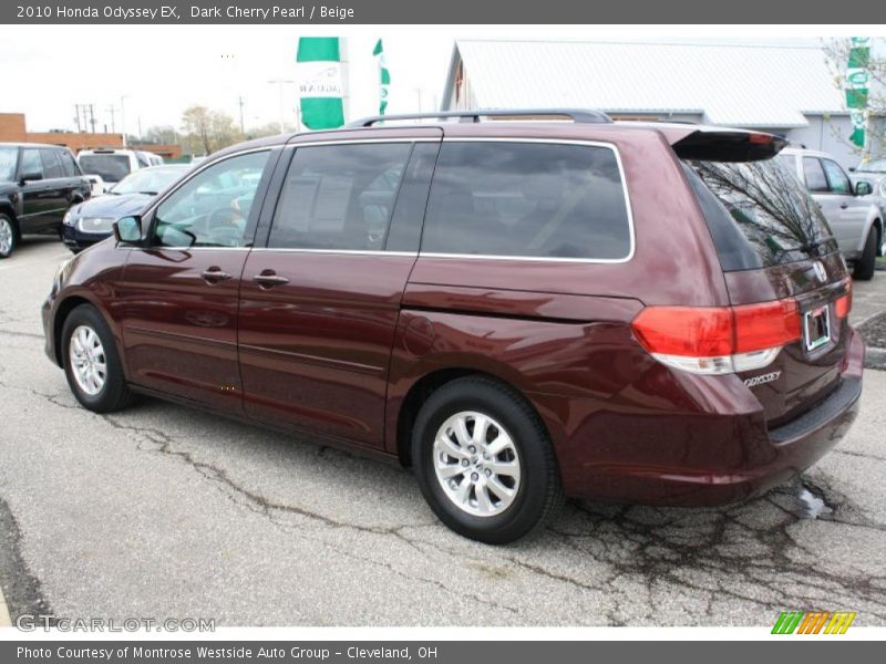 Dark Cherry Pearl / Beige 2010 Honda Odyssey EX