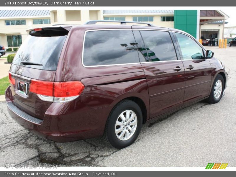 Dark Cherry Pearl / Beige 2010 Honda Odyssey EX