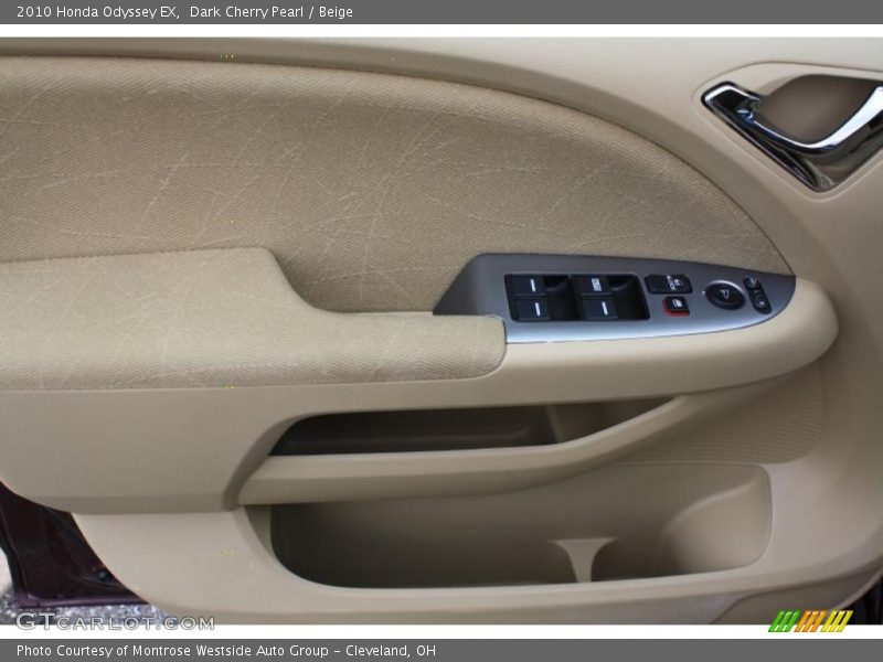 Dark Cherry Pearl / Beige 2010 Honda Odyssey EX