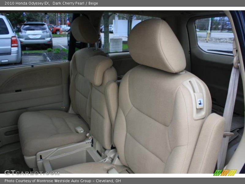 Dark Cherry Pearl / Beige 2010 Honda Odyssey EX