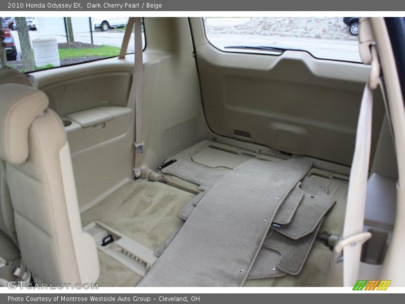 Dark Cherry Pearl / Beige 2010 Honda Odyssey EX
