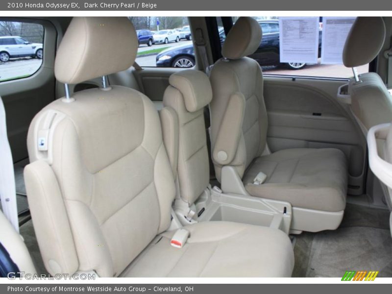 Dark Cherry Pearl / Beige 2010 Honda Odyssey EX
