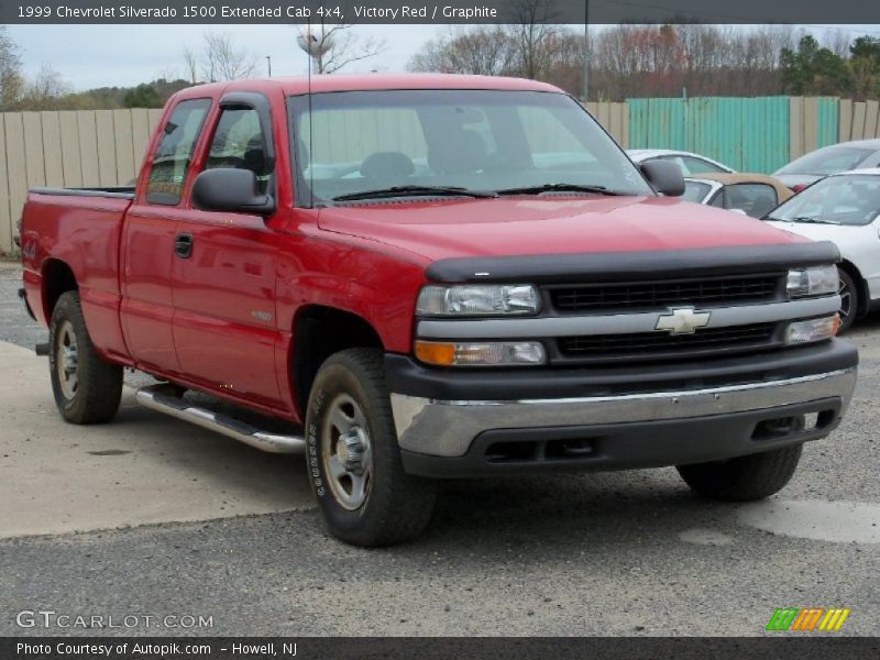Victory Red / Graphite 1999 Chevrolet Silverado 1500 Extended Cab 4x4