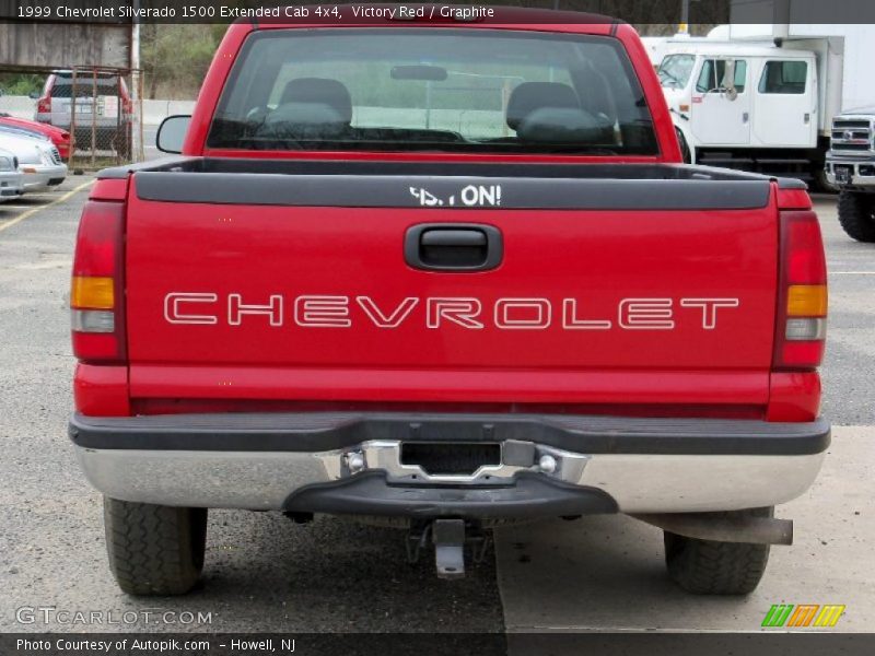 Victory Red / Graphite 1999 Chevrolet Silverado 1500 Extended Cab 4x4