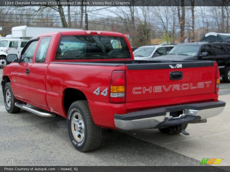 Victory Red / Graphite 1999 Chevrolet Silverado 1500 Extended Cab 4x4