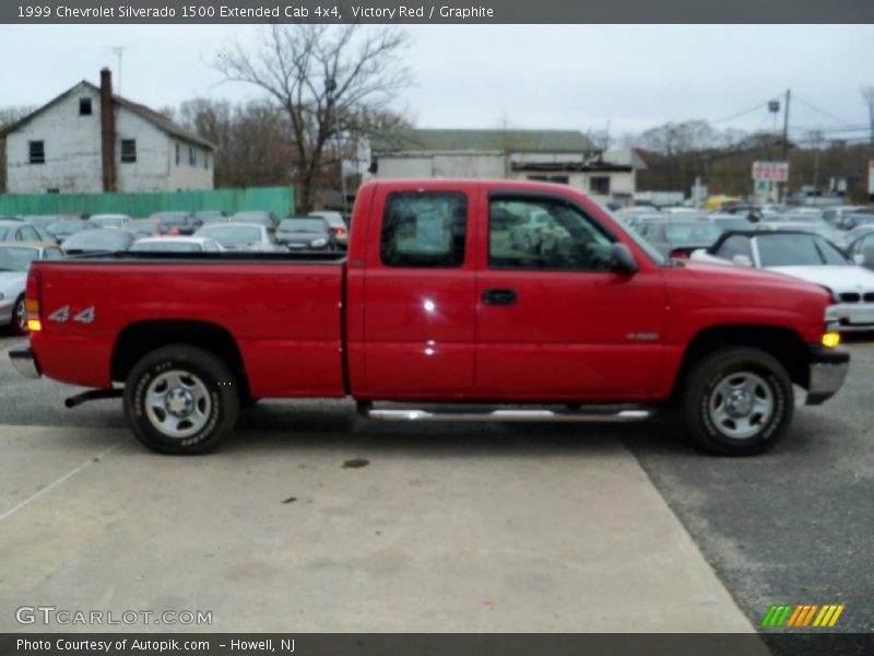 Victory Red / Graphite 1999 Chevrolet Silverado 1500 Extended Cab 4x4