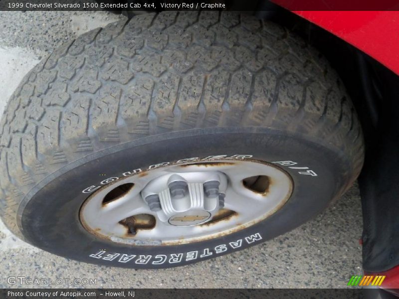 Victory Red / Graphite 1999 Chevrolet Silverado 1500 Extended Cab 4x4