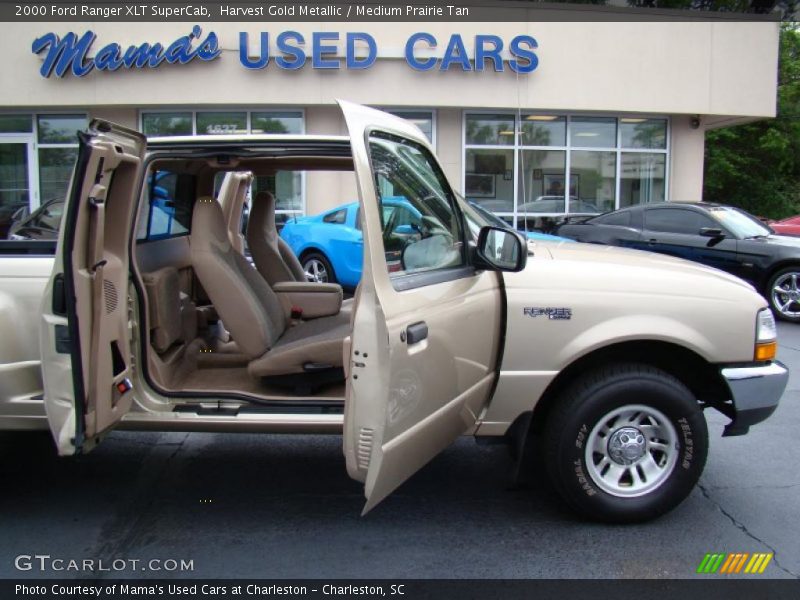 Harvest Gold Metallic / Medium Prairie Tan 2000 Ford Ranger XLT SuperCab