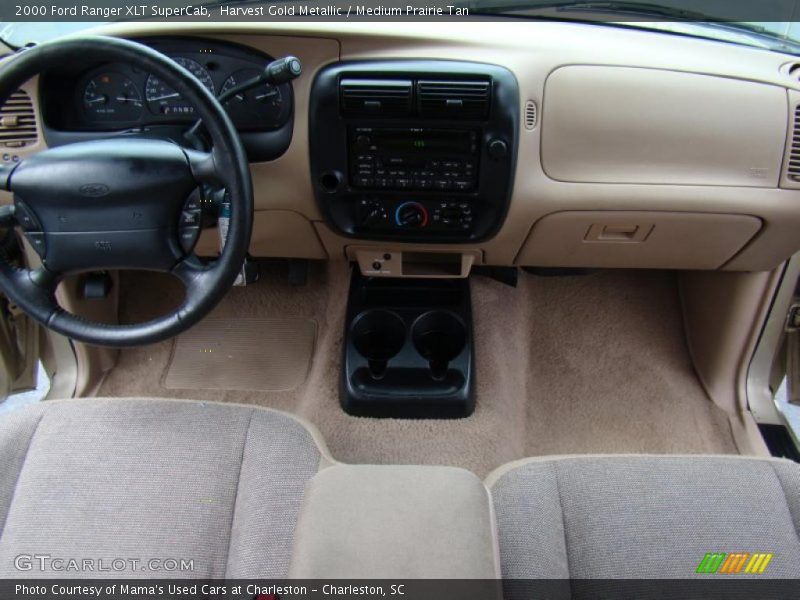 Harvest Gold Metallic / Medium Prairie Tan 2000 Ford Ranger XLT SuperCab