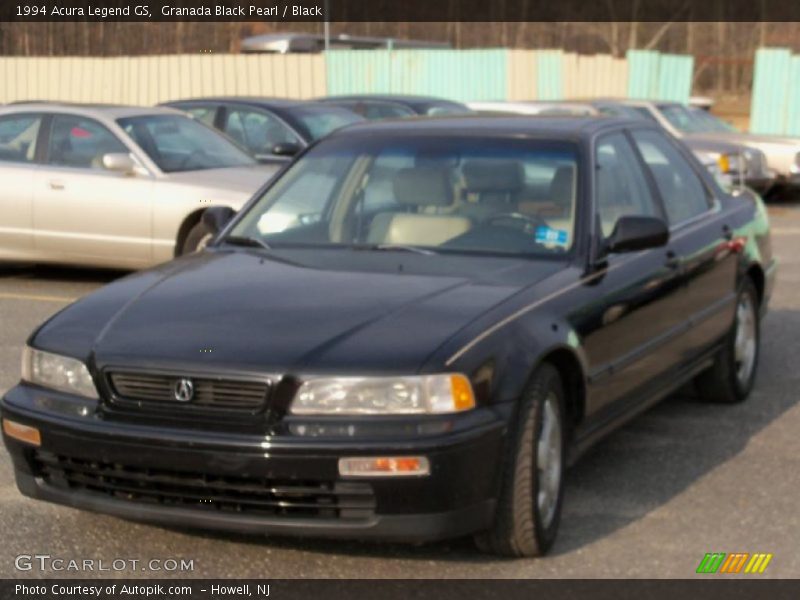 Granada Black Pearl / Black 1994 Acura Legend GS