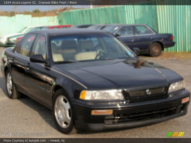 Granada Black Pearl / Black 1994 Acura Legend GS