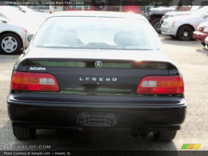 Granada Black Pearl / Black 1994 Acura Legend GS