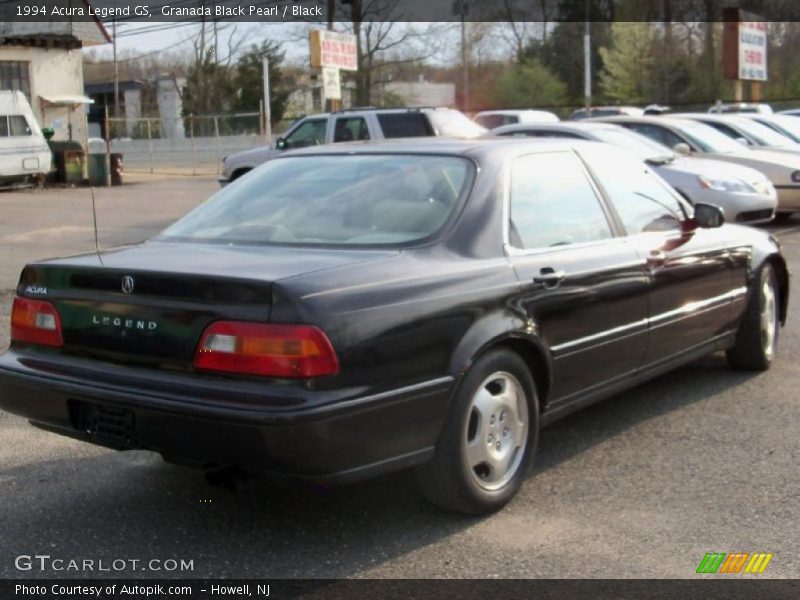 Granada Black Pearl / Black 1994 Acura Legend GS