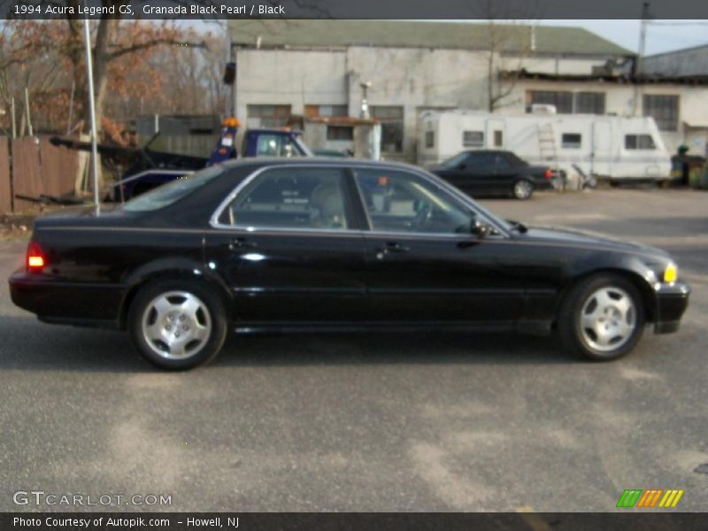 Granada Black Pearl / Black 1994 Acura Legend GS
