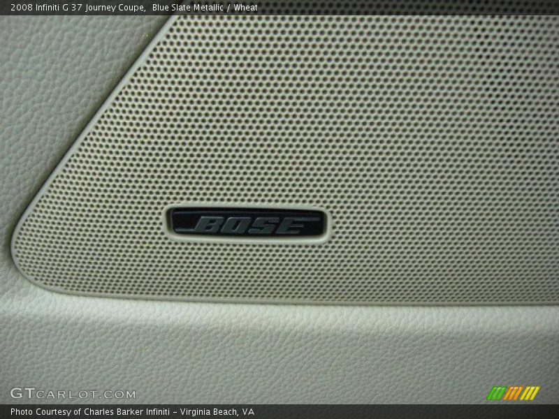 Blue Slate Metallic / Wheat 2008 Infiniti G 37 Journey Coupe