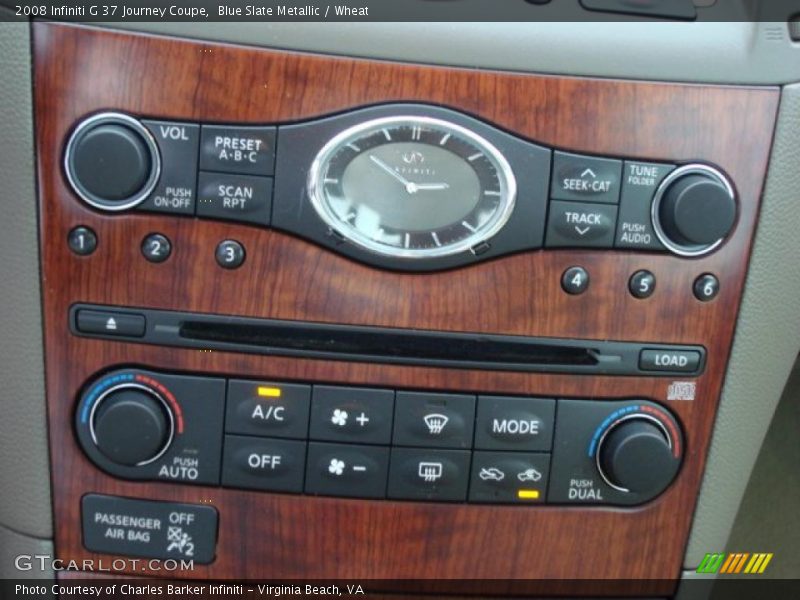 Blue Slate Metallic / Wheat 2008 Infiniti G 37 Journey Coupe