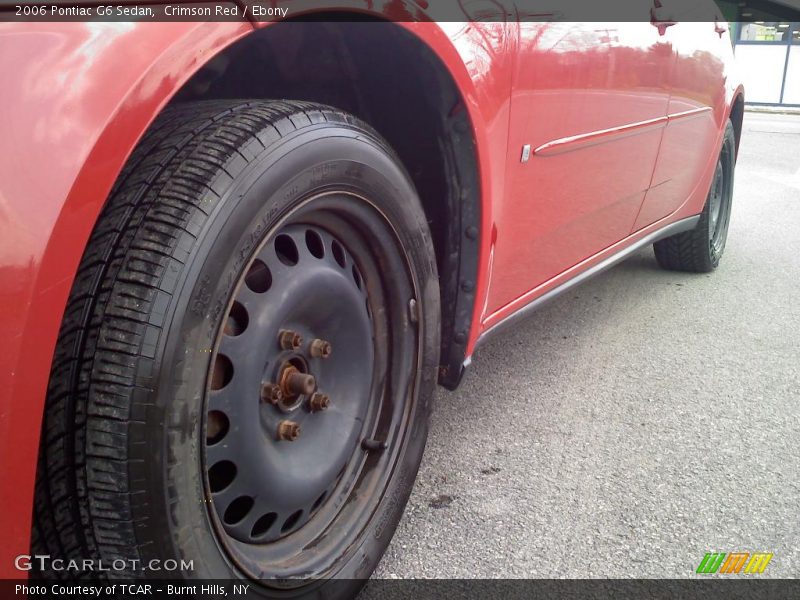 Crimson Red / Ebony 2006 Pontiac G6 Sedan