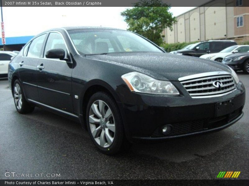Black Obsidian / Graphite 2007 Infiniti M 35x Sedan